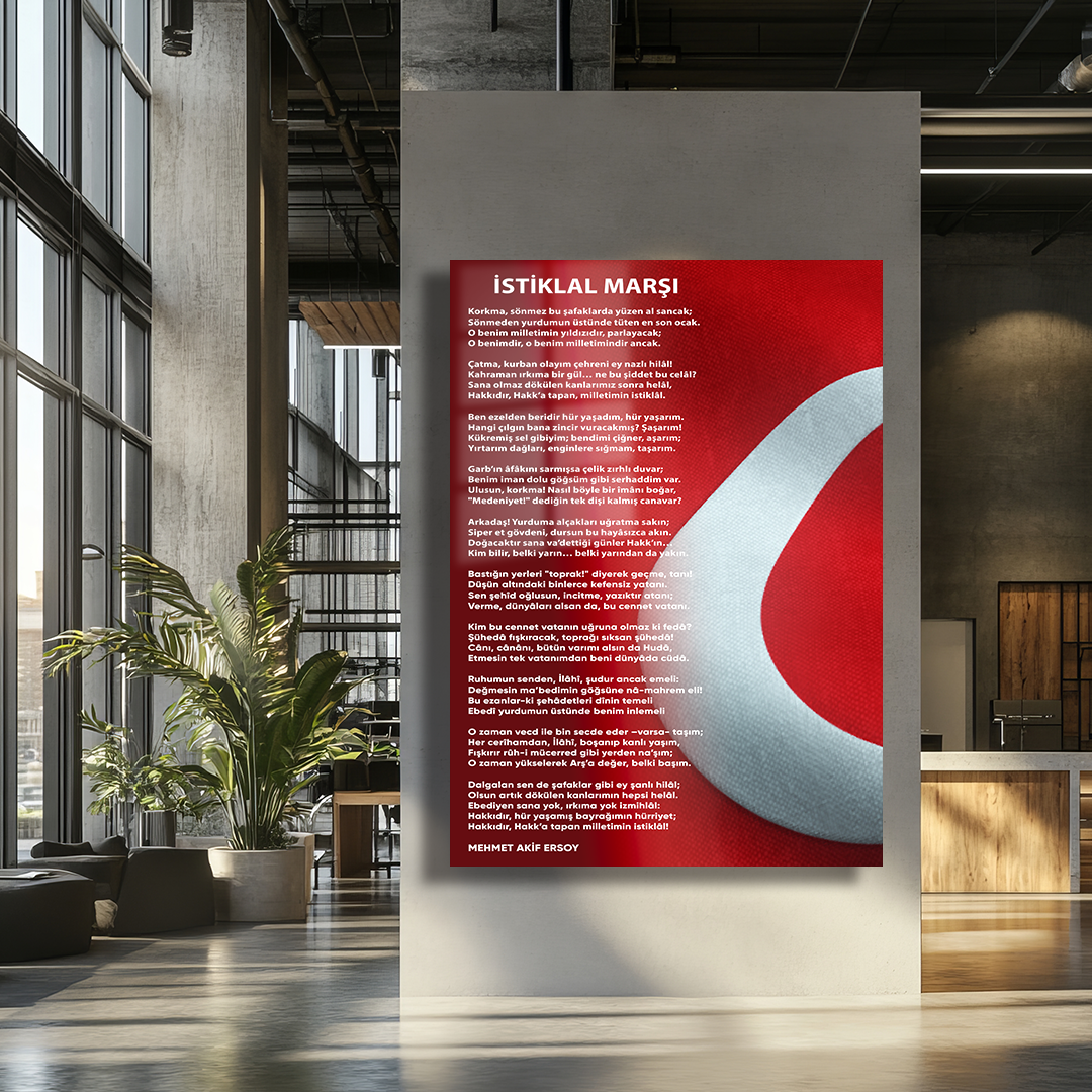 GLASS PAINTING WITH THE NATIONAL ANTHEM