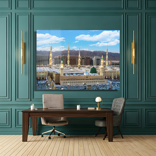 GREEN DOME MEDINA IMAGE GLASS TABLE