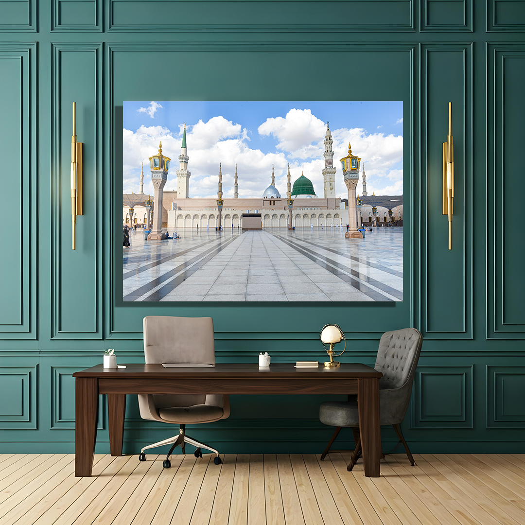 GREEN DOME MEDINA IMAGE GLASS TABLE