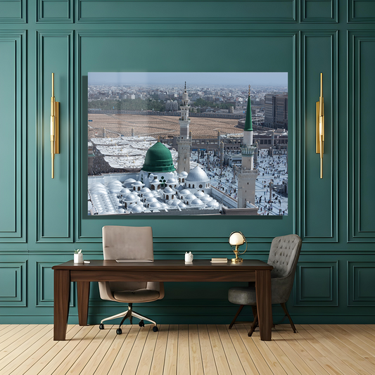 GREEN DOME MEDINA IMAGE GLASS TABLE